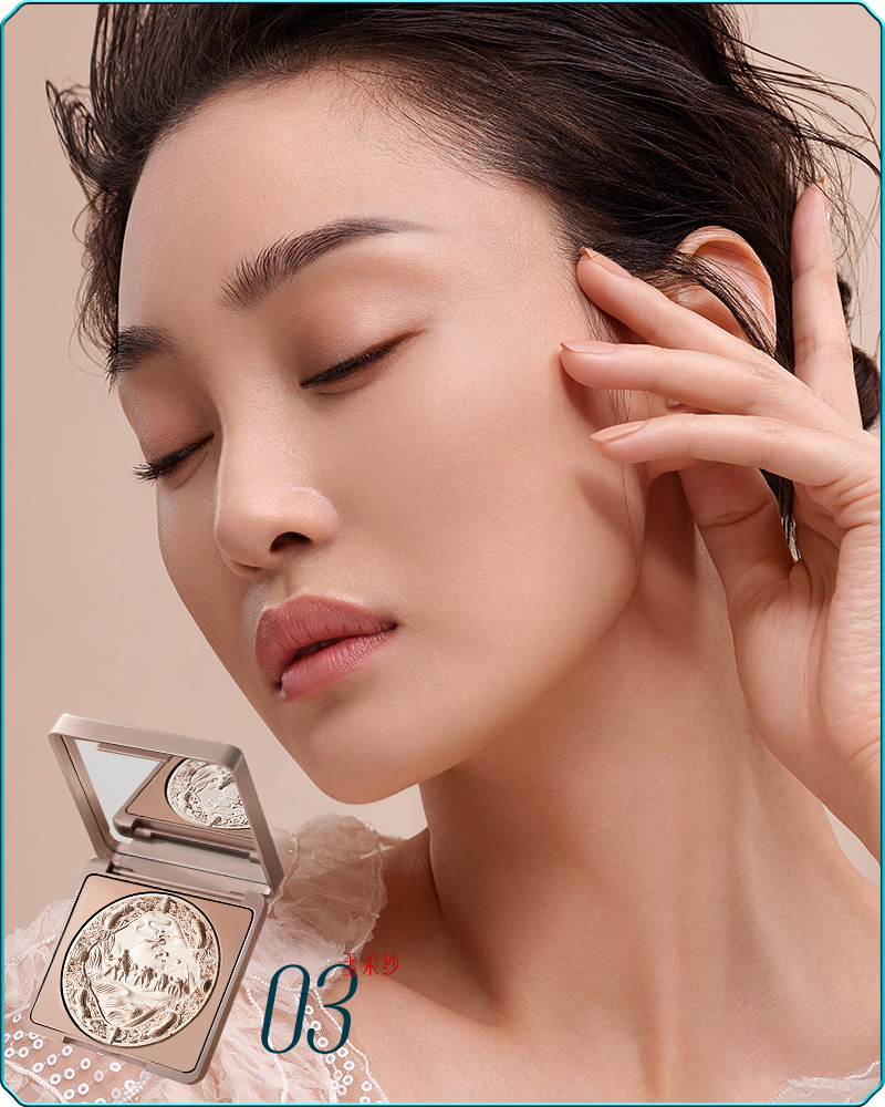 Florasis-Fairy Peach Blossom Pressed Powder-03 Satin-sku