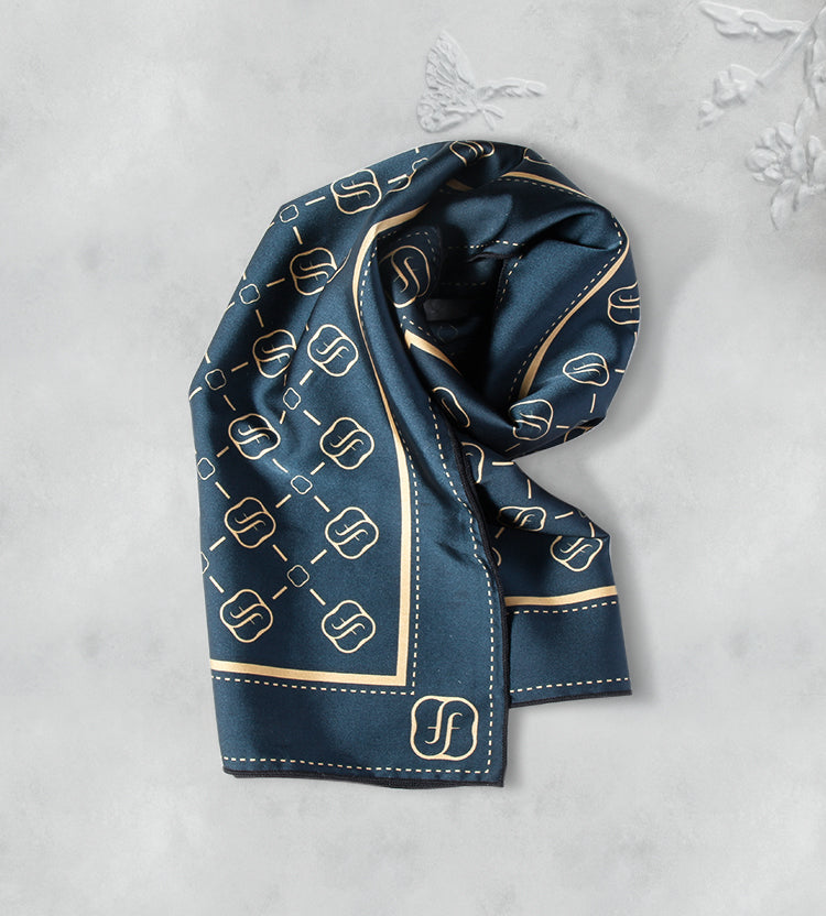 Florasis Dual F Monogram Soft Scarf-Not for sale