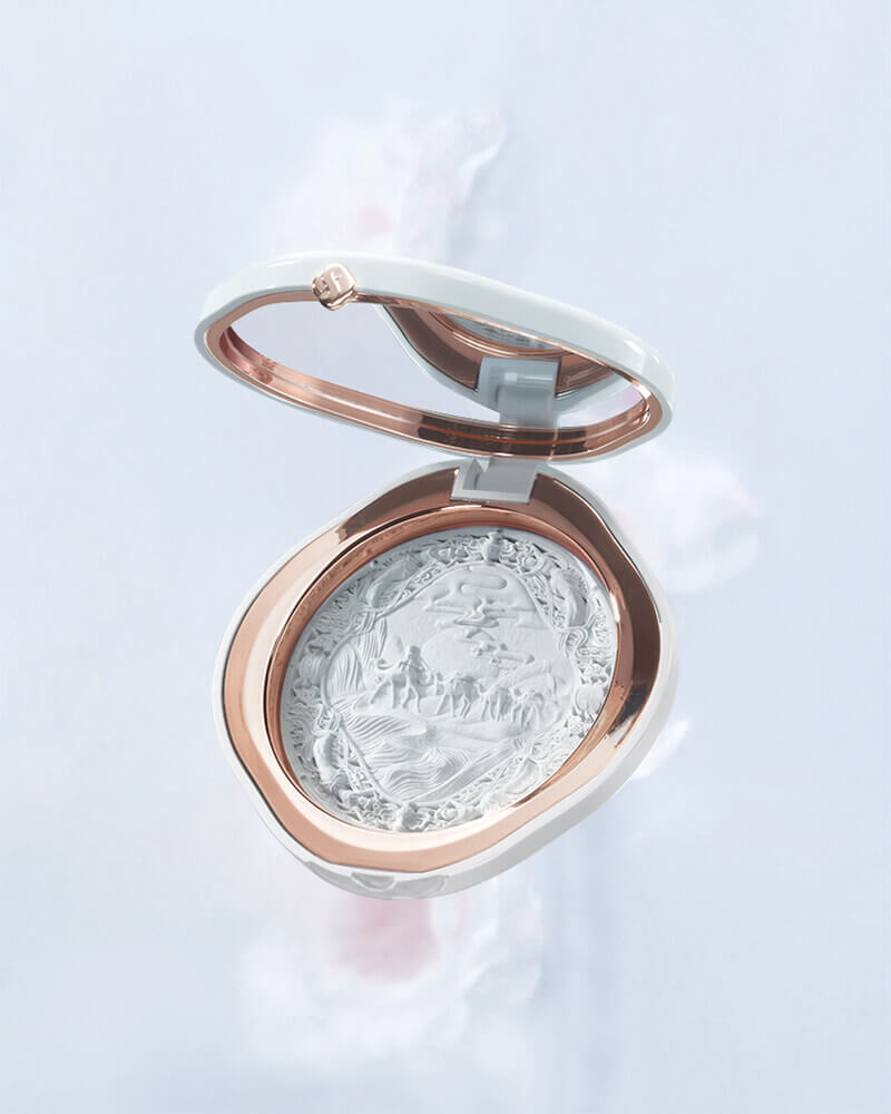 Florasis-Fairy Peach Blossom Pressed Powder (Porcelain Edition)