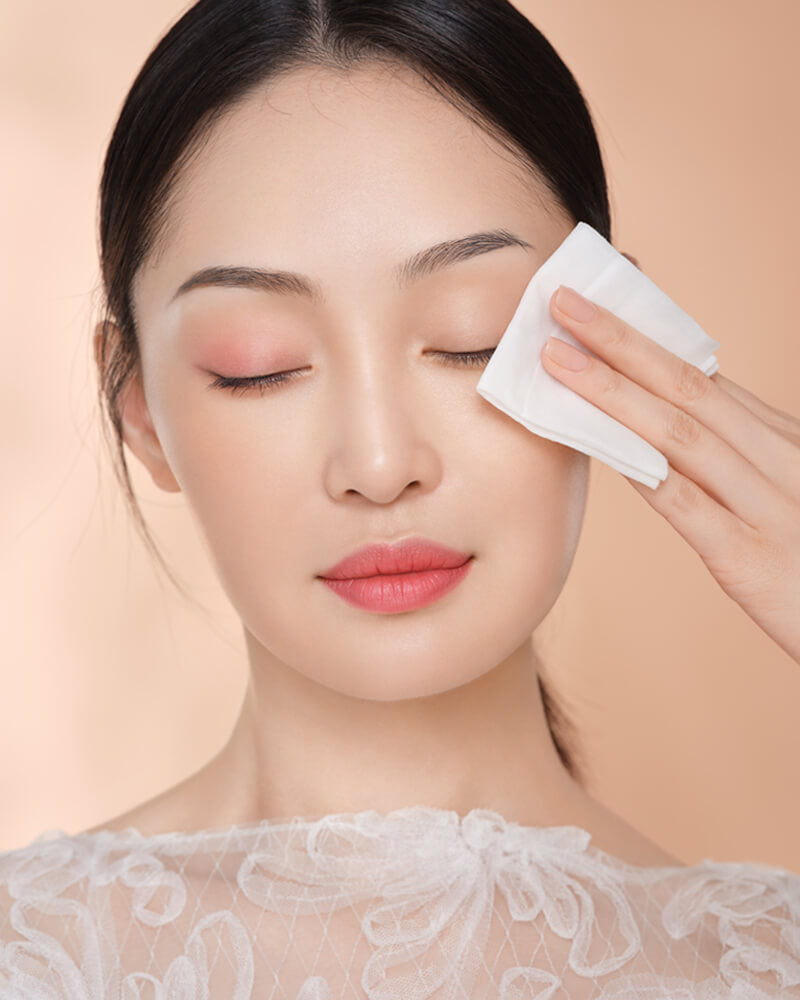 Florasis-Floral Dew Care Makeup Remover Wipes (Face+Eyes&Lips)