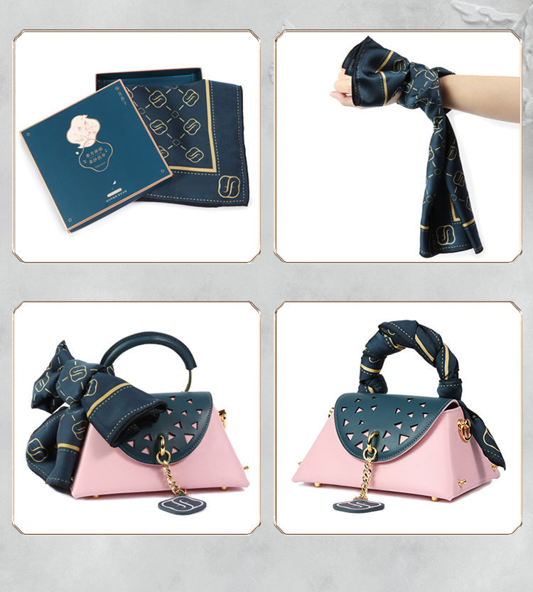 Florasis Dual F Monogram Soft Scarf-Not for sale