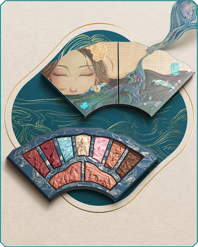 Floral Engraving Odey Makeup Palette (The Encounter) -sku