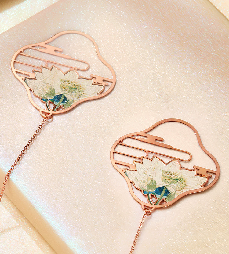 Florasis Metallic Lotus Bookmark-Not for sale