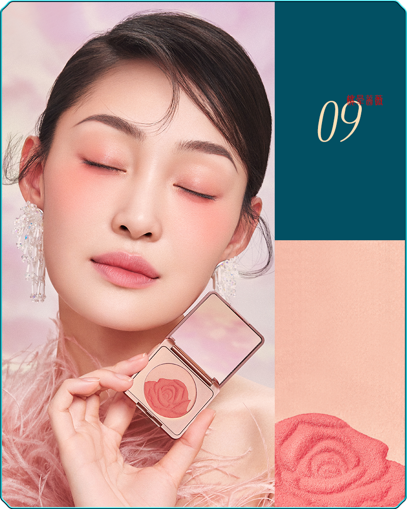 Florasis Floral Dew Care Cream-to-Powder Blush-sku