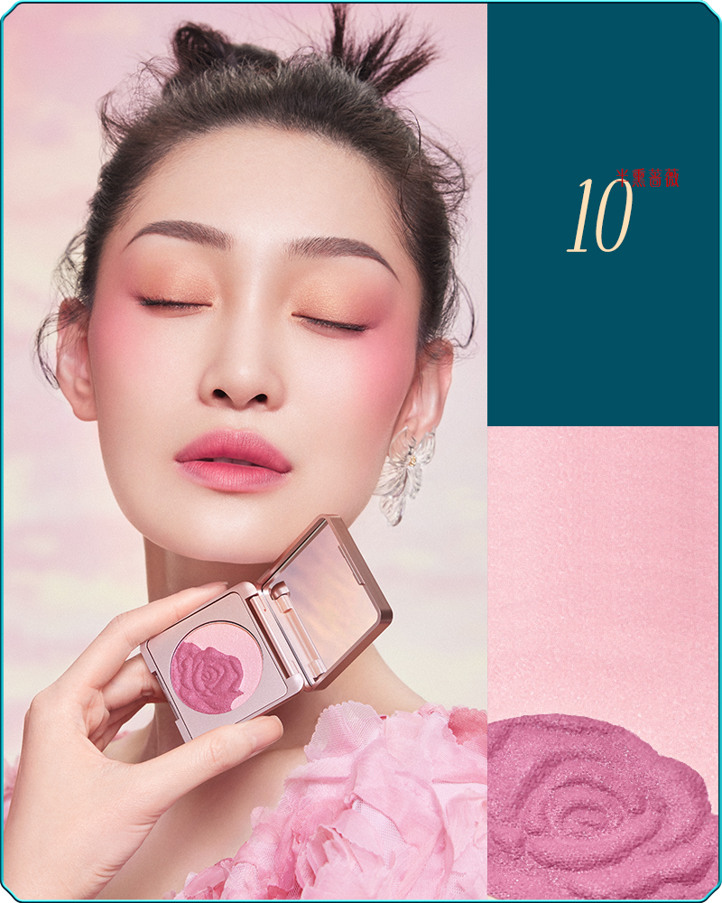 Florasis Floral Dew Care Cream-to-Powder Blush-sku